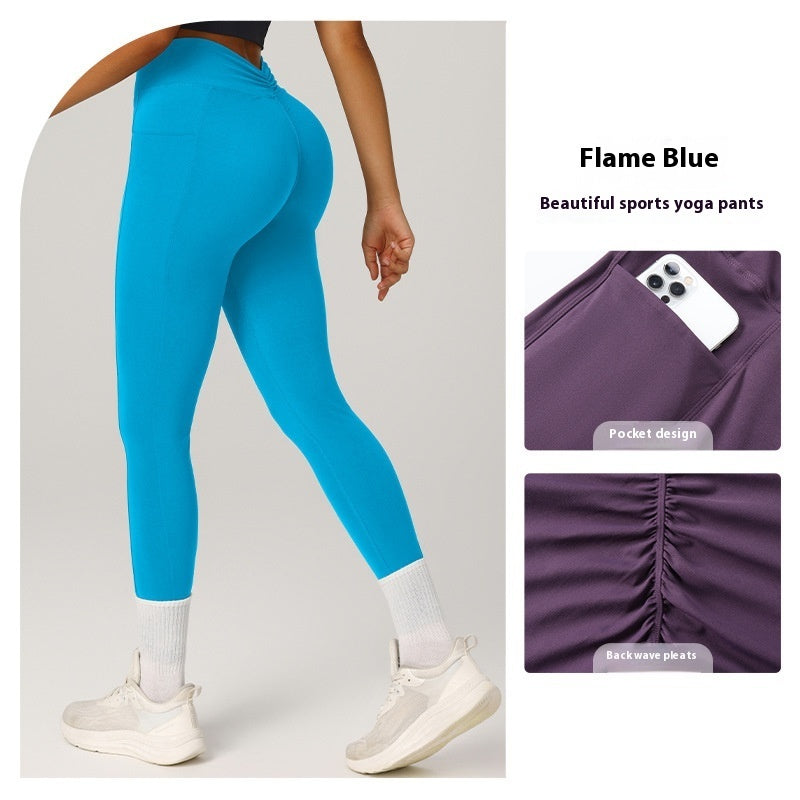 High Waist Shaping Quick Dry Breathable Active Leggings for Yoga and Fitness