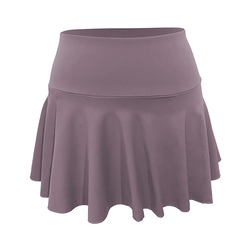 Dynamic Pleated Athletic Skirt with Integrated Shorts for Sport and Leisure