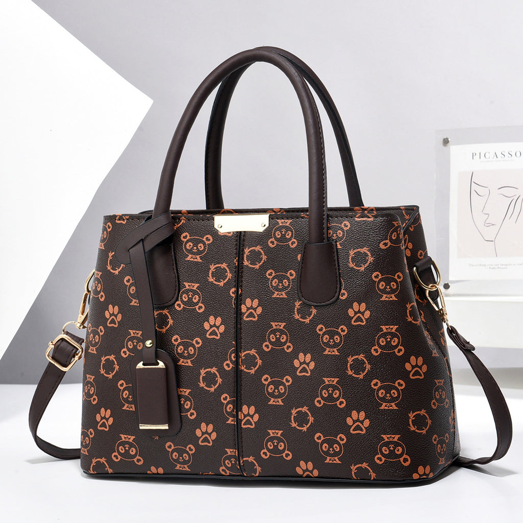 Versatile PU Leather Tote Crossbody Bag for Women