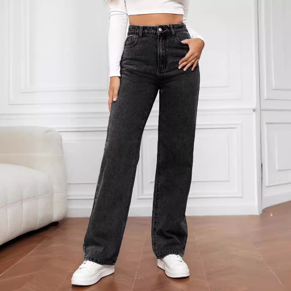 Ariana High-Waist Wide-Leg Jeans