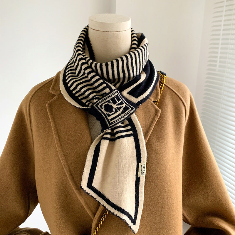 Cozy Striped Knit Scarf | Warm & Stylish Accessory
