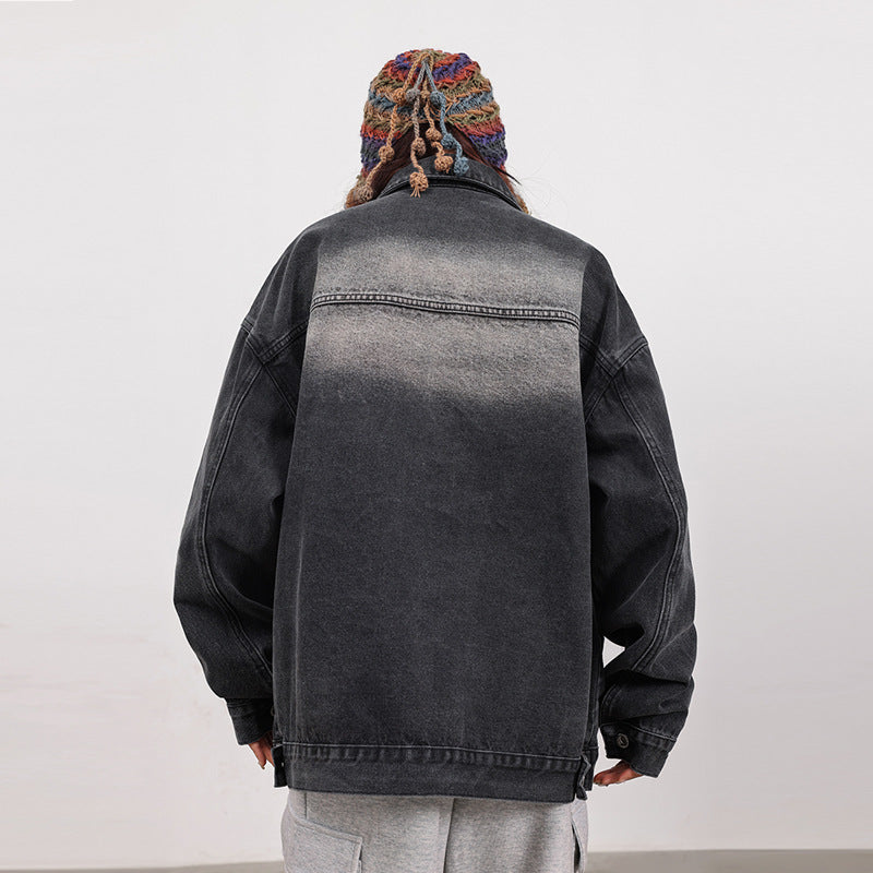 Cozy Faux Fur Lined Oversized Denim Jacket for Effortless Style