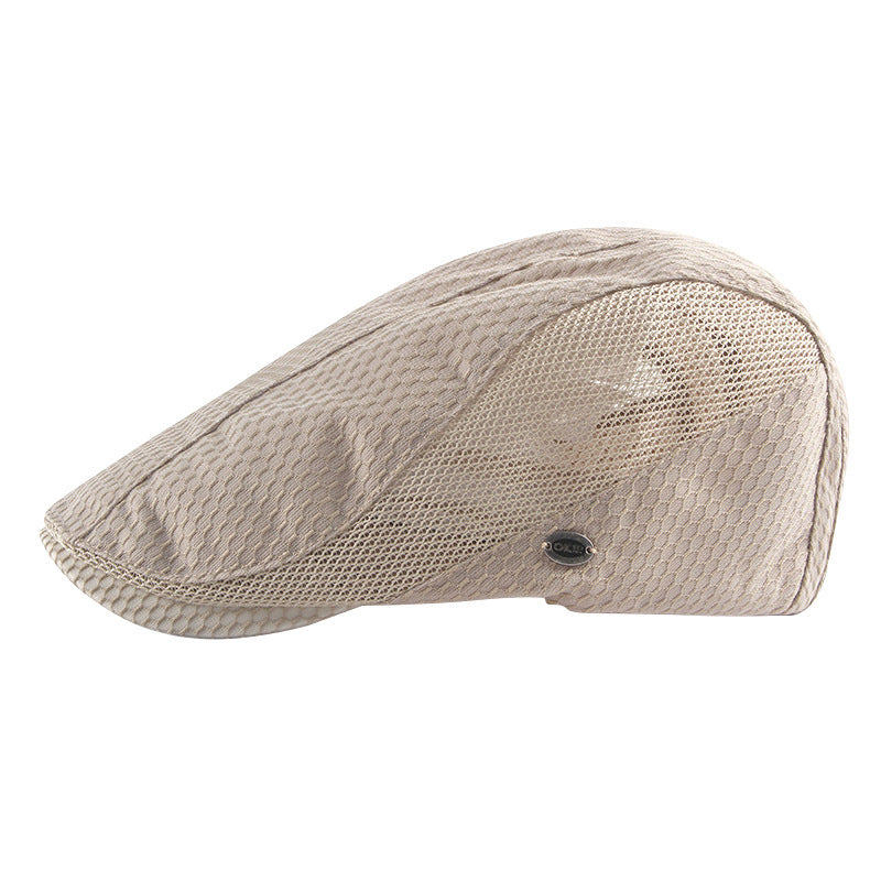Breathable Mesh Beret Hat - Sun Protection