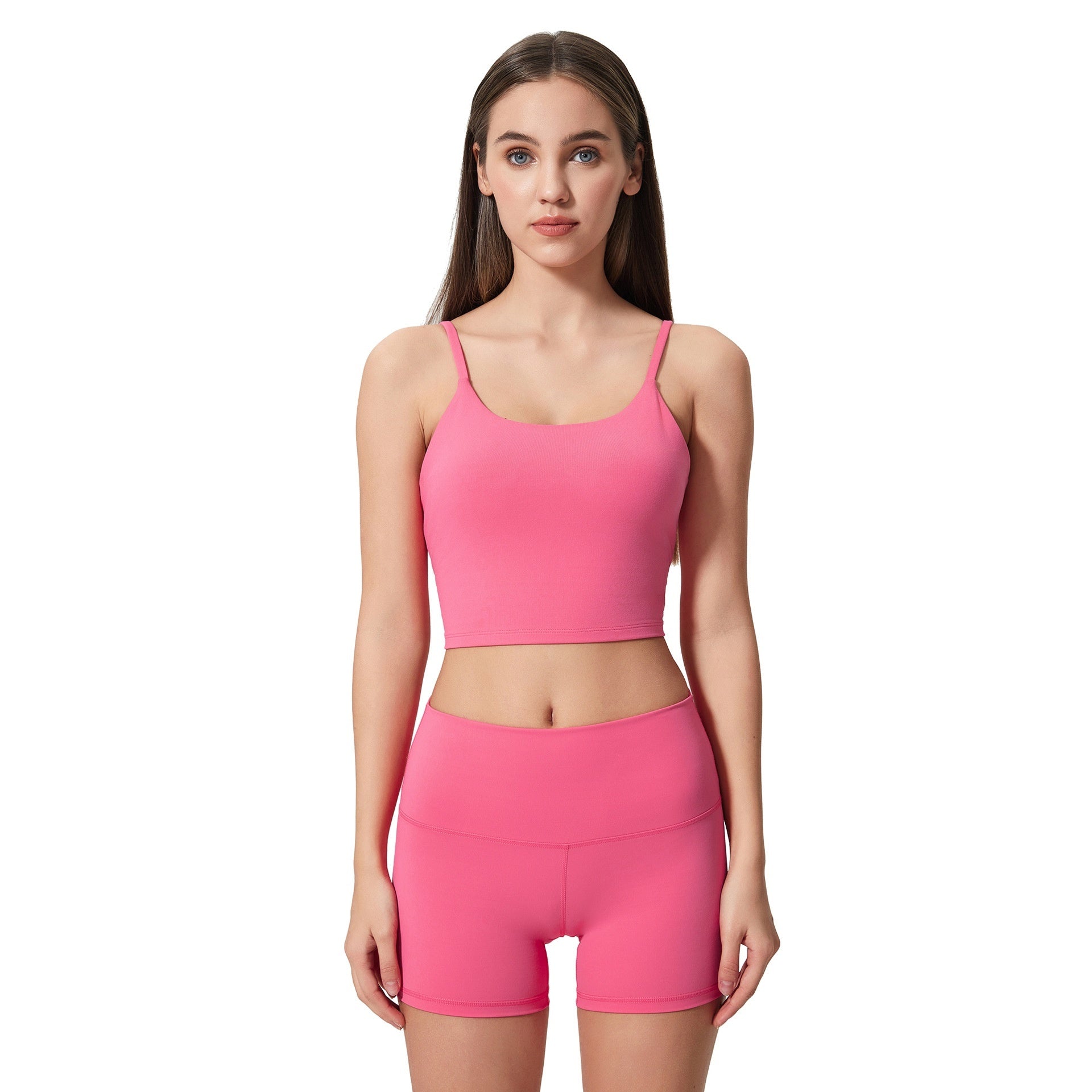 Women's Seamless Activewear Sports Bra Crop Top with Removable Padding for Yoga and Training