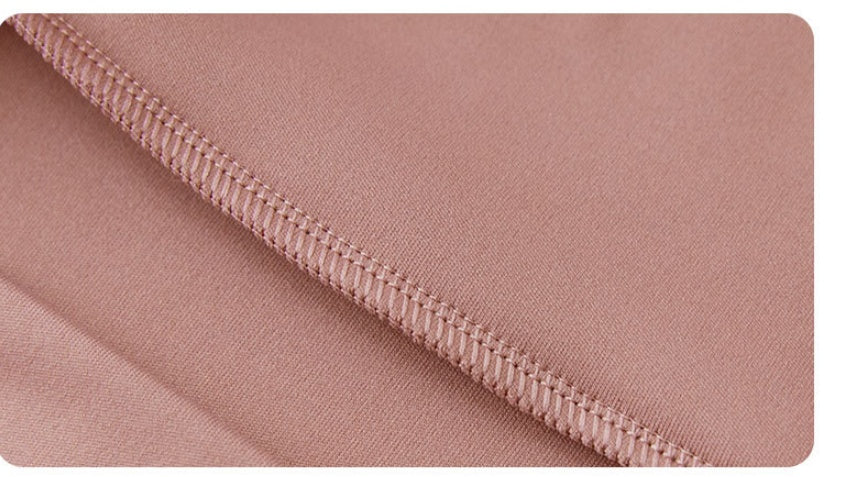 Seamless Long Sleeve Athletic Crop Top for Running and Yoga Workouts