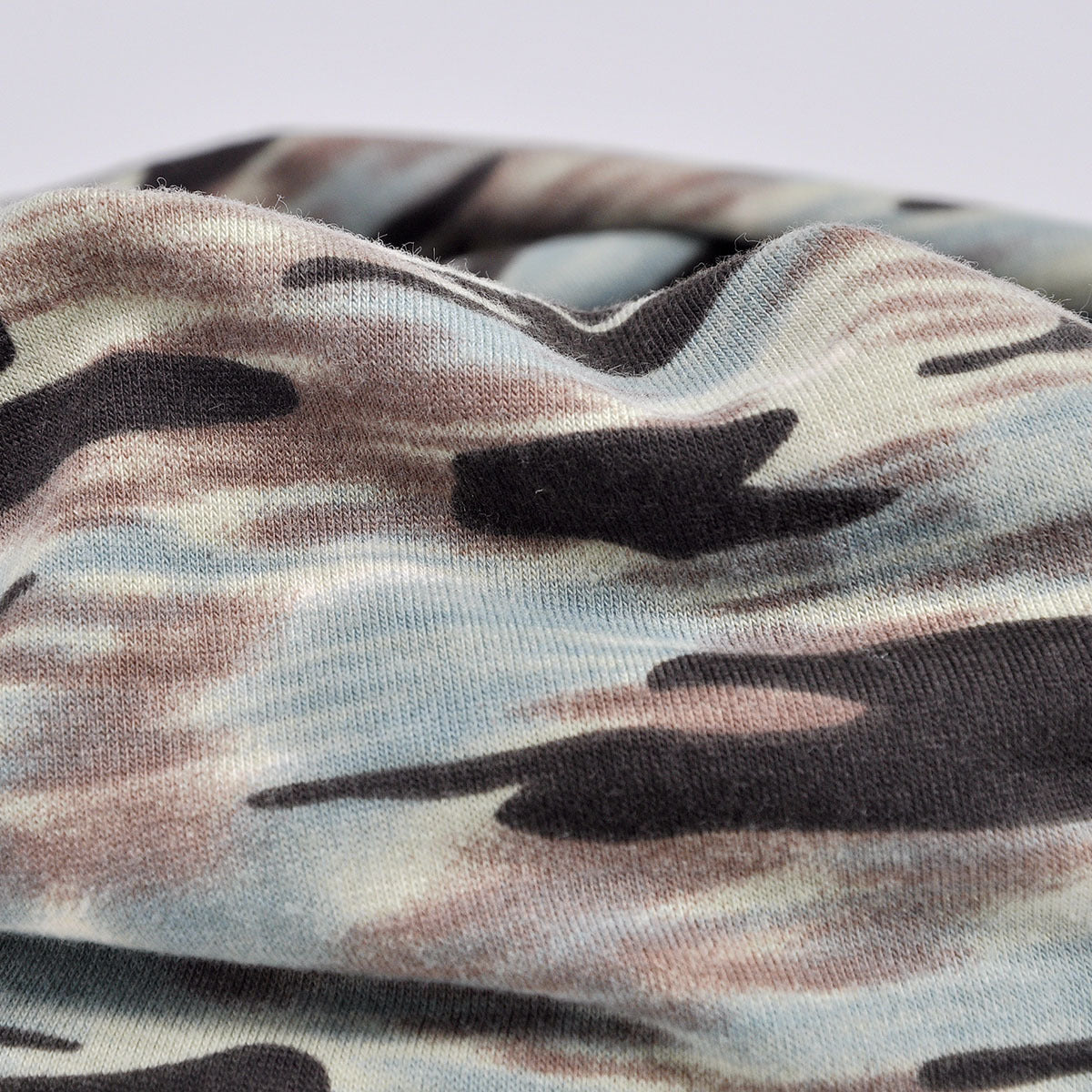 Unisex Camo Slouchy Beanie - Flexible Cotton Headwear