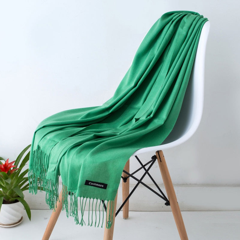 Luxurious Solid Shawl Scarf | Soft & Warm Wrap