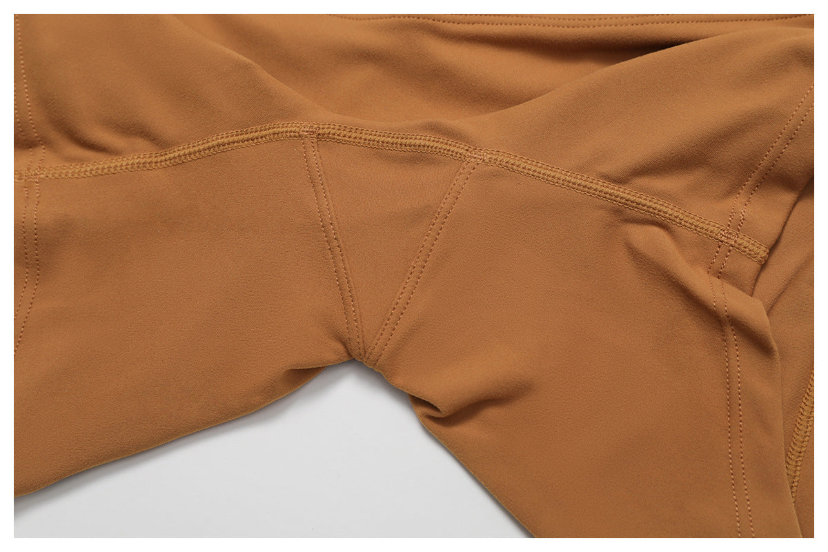 High Waist Hip Lift Yoga Shorts Running Exercise Shorts