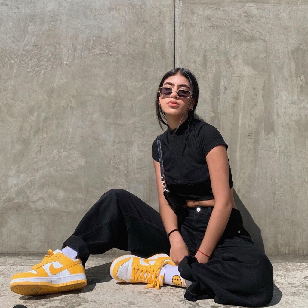 Women's High Waist Floor Jeans And Trousers