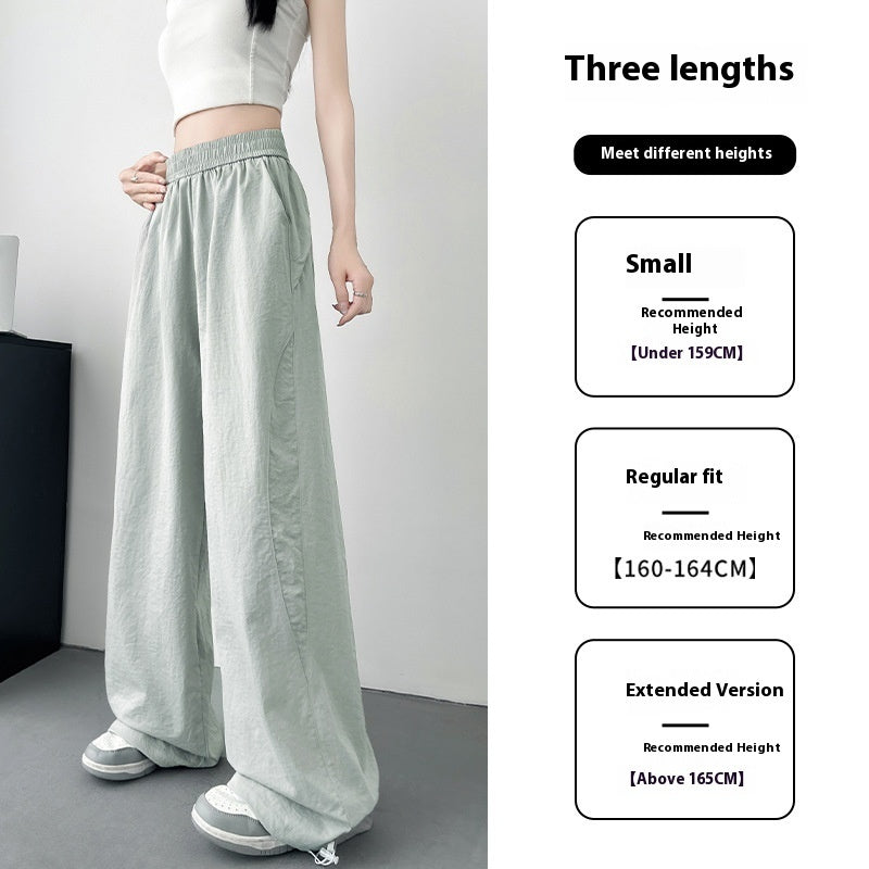 Women's High Waist Wide-Leg Sunscreen Pants - Summer Flowy