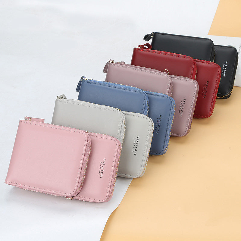 Stylish Women's PU Leather Crossbody Phone Bag