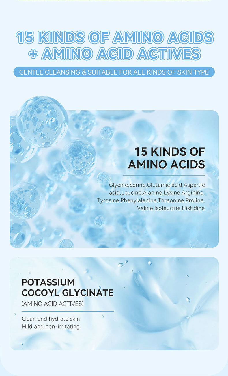 Pore Cleansing Facial Foam with Hyaluronic Acid