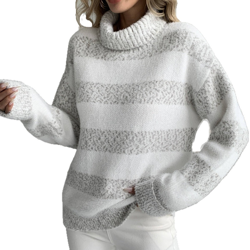 Aspen Striped Turtleneck Sweater