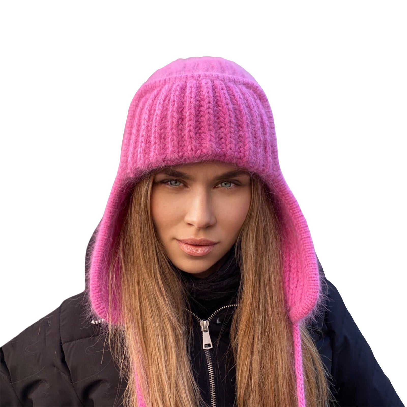 Ribbed Knit Beanie Hat - Warm & Stylish Winter Essential