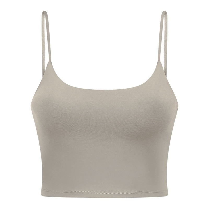 Women's Seamless Activewear Sports Bra Crop Top with Removable Padding for Yoga and Training