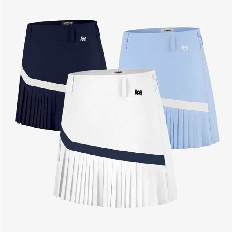 Breathable Pleated Athletic Skort with Integrated Shorts for Active Lifestyles
