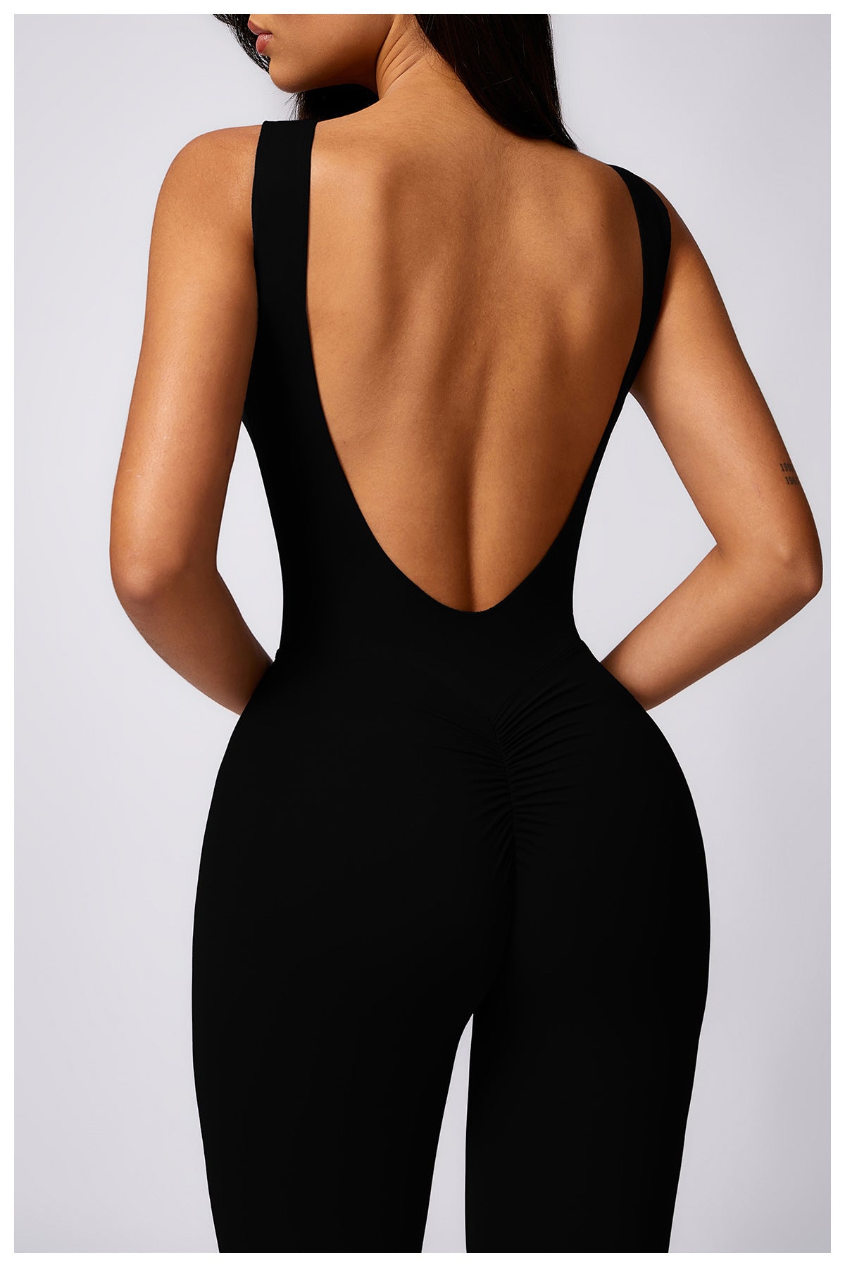 Women's Hip-Lifting Flare Yoga Jumpsuit - Activewear Bodysuit