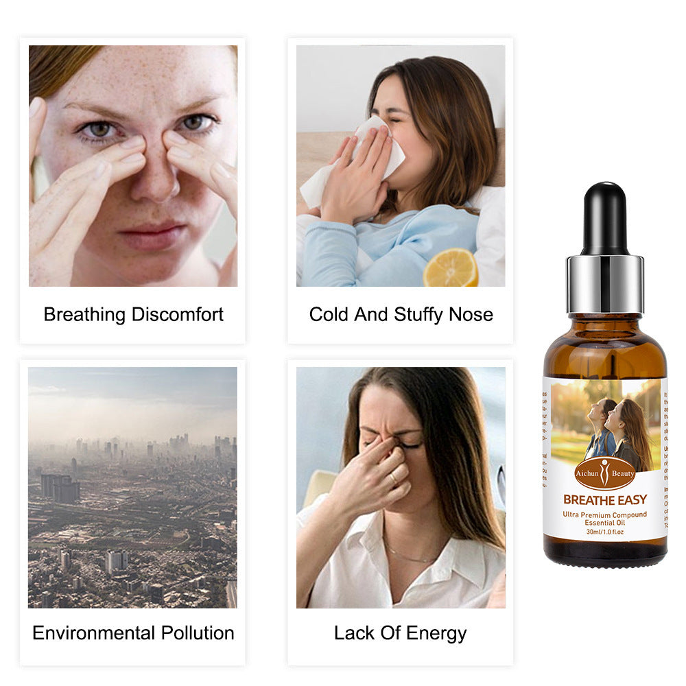 Breathe Easy Rosemary Essential Oil - Respiratory & Air Purifier