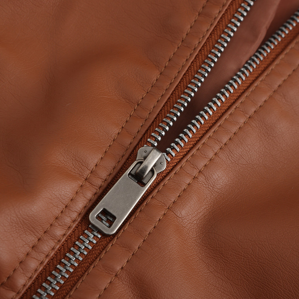 Chic Faux Suede Cropped Jacket Perfect for Effortless Casual Autumn Style