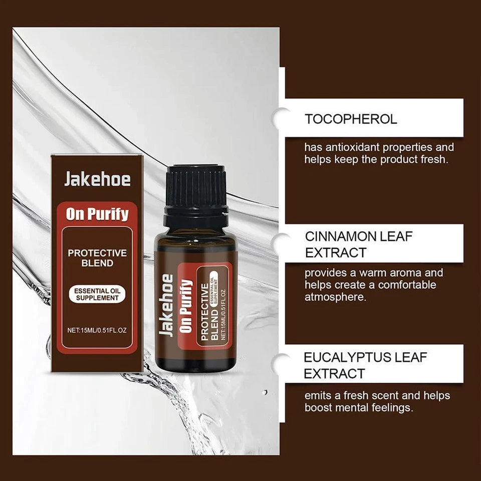 Protective Aromatherapy Essential Oil 15ml - 2Pcs