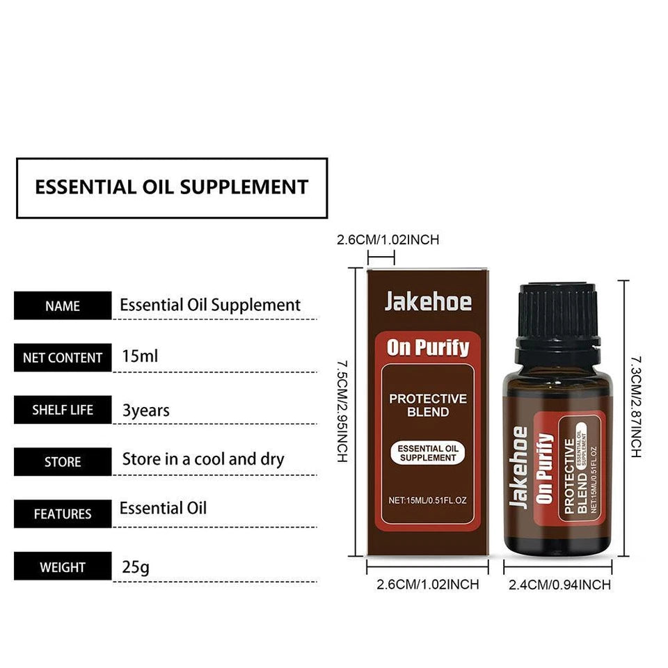 Protective Aromatherapy Essential Oil 15ml - 2Pcs